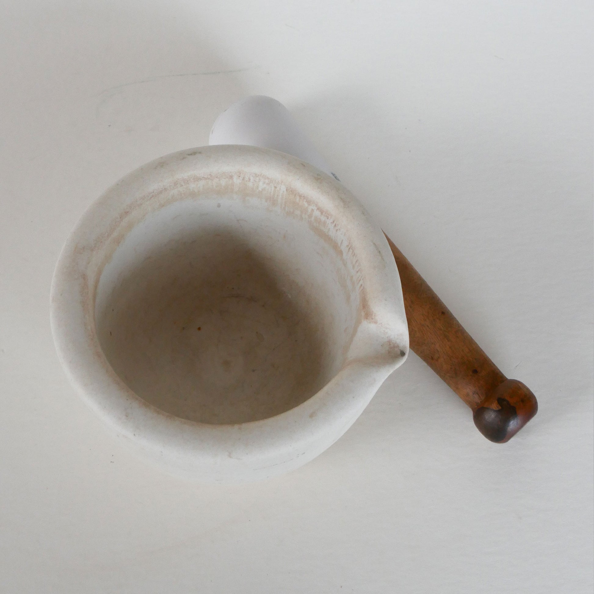 Antique Porcelain Apothecary Mortar and Pestle, Standard Trenton, Antique Mortar and Pestle, Antique Porcelain Pottery, Vintage Porcelain Mortar and Pestle, Vintage Mortar and Pestle, Vintage Home Decor