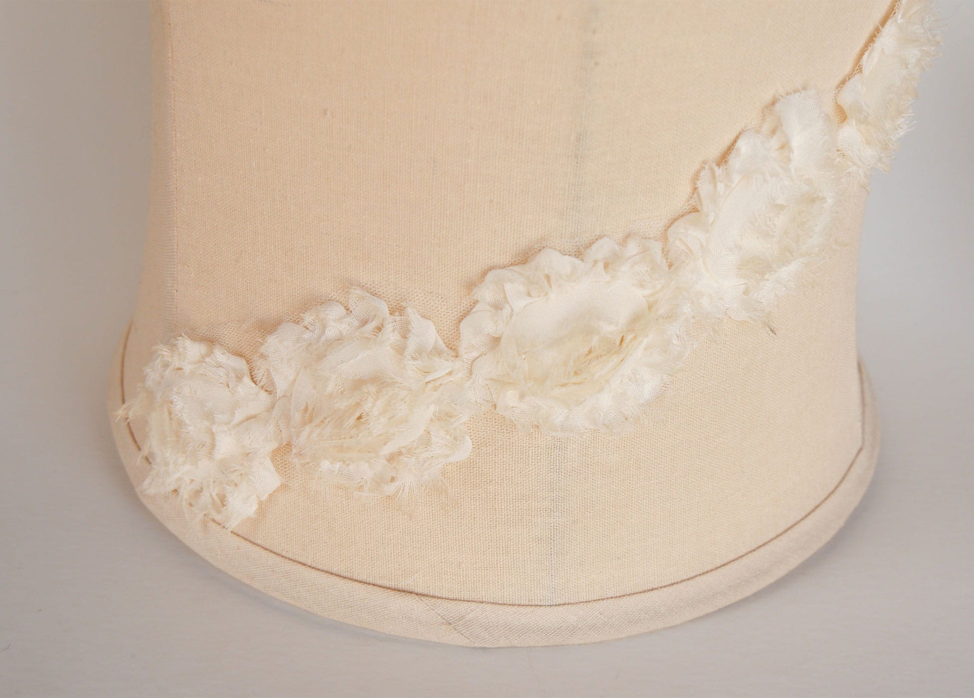 Vintage Linen Drum Lamp Shade with Floral Design, Shabby Chic Lamp Shade, Vintage Linen Shade, Vintage Linen Lamp Shade, Vintage COttagecore Lamp Shade, Vintage Cottagecore Decor, Vintage COttage Lighting