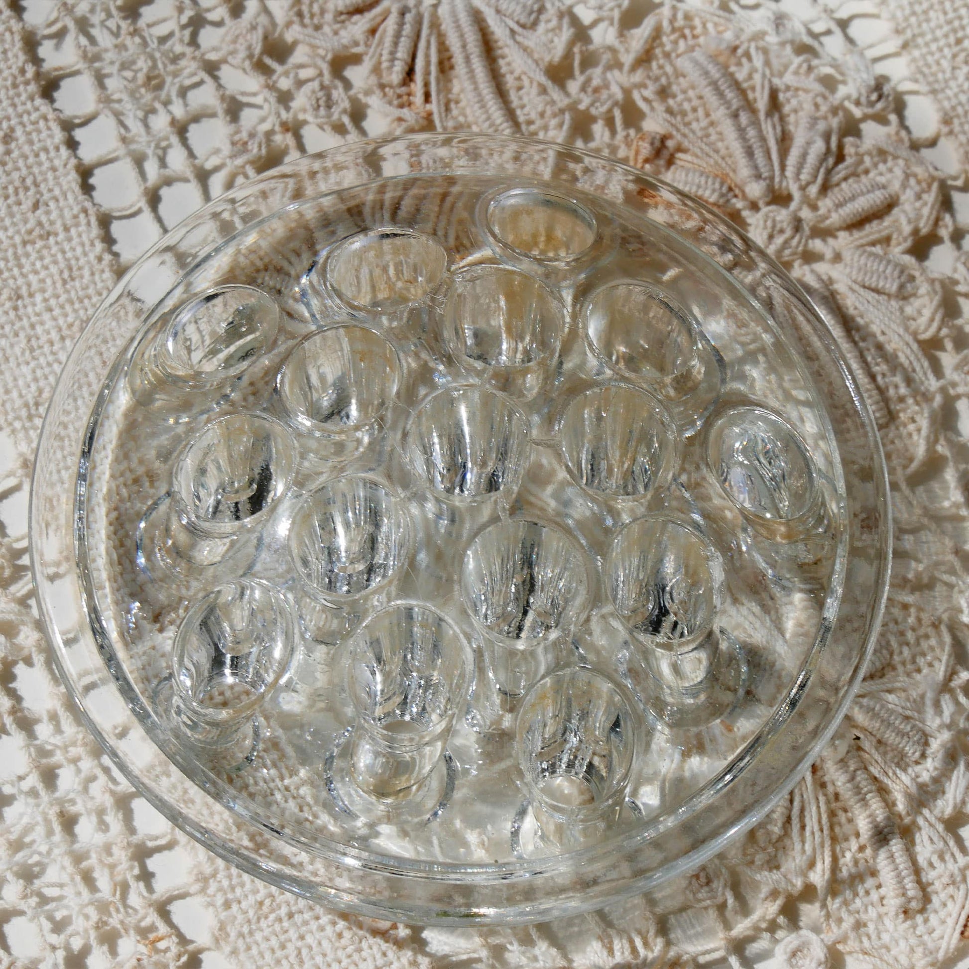 Vintage Glass Flower Frogs (3ct.), Vintage Flower Frogs