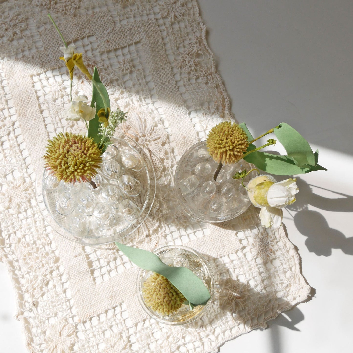Vintage Glass Flower Frogs (3ct.), Vintage Flower Frogs