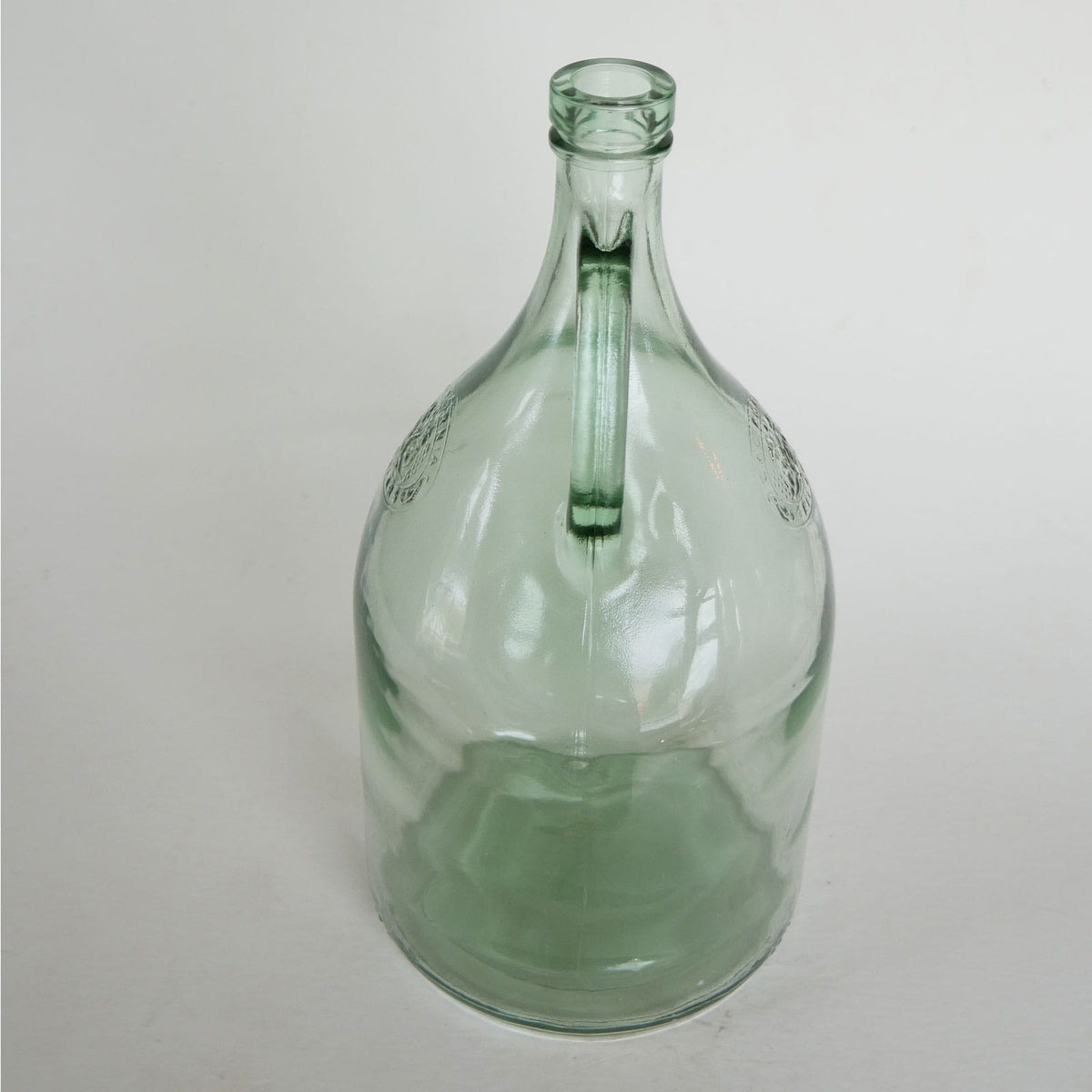 Green Glass Demijohn Vase, Vintage Vintage Vase, Vintage Green Glass Vase, Vintage Round Glass Vase, Nautical Green Glass Vase, Farmhouse Green Glass vase, COttagecore Green Glass Vase