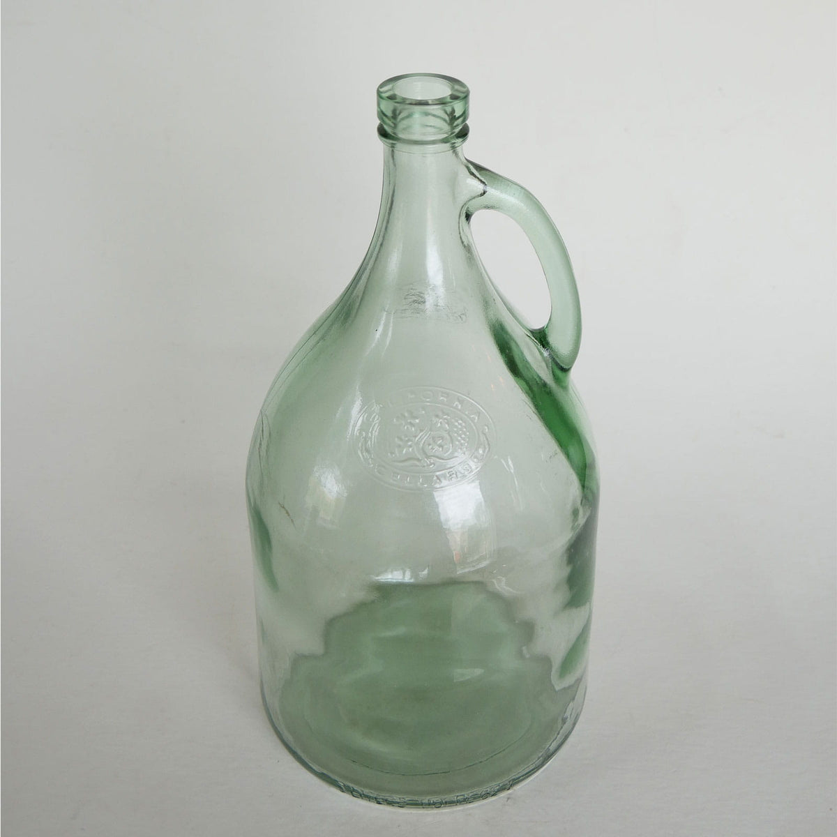 Green Glass Demijohn Vase, Vintage Vintage Vase, Vintage Green Glass Vase, Vintage Round Glass Vase, Nautical Green Glass Vase, Farmhouse Green Glass vase, COttagecore Green Glass Vase
