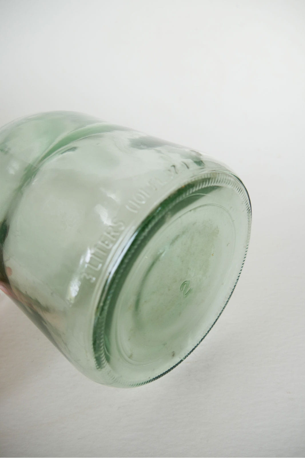 Green Glass Demijohn Vase, Vintage Vintage Vase, Vintage Green Glass Vase, Vintage Round Glass Vase, Nautical Green Glass Vase, Farmhouse Green Glass vase, COttagecore Green Glass Vase