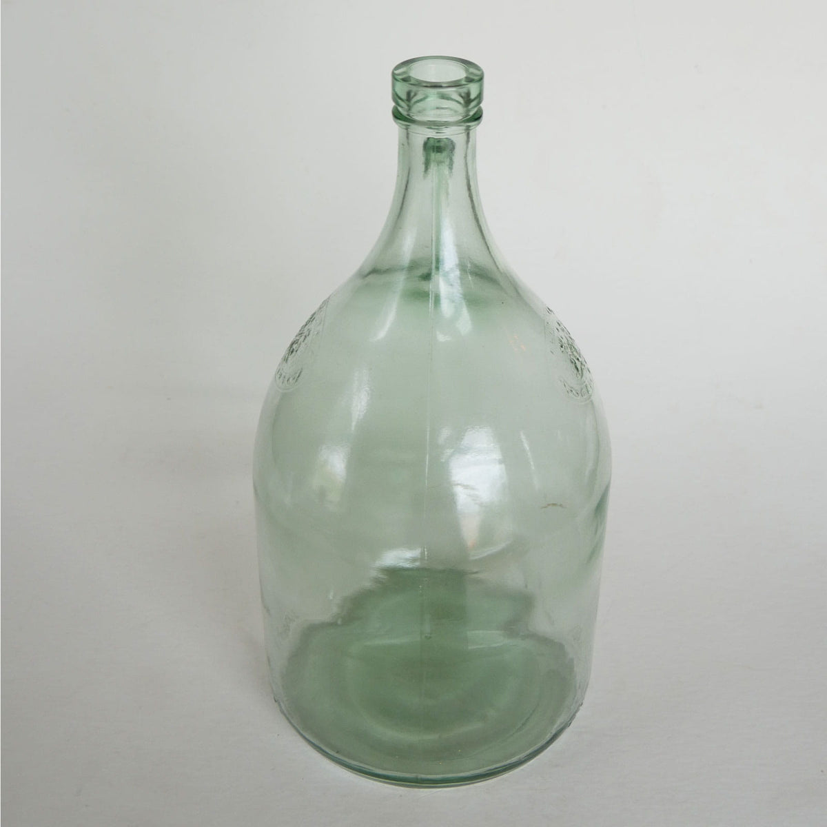 Green Glass Demijohn Vase, Vintage Vintage Vase, Vintage Green Glass Vase, Vintage Round Glass Vase, Nautical Green Glass Vase, Farmhouse Green Glass vase, COttagecore Green Glass Vase