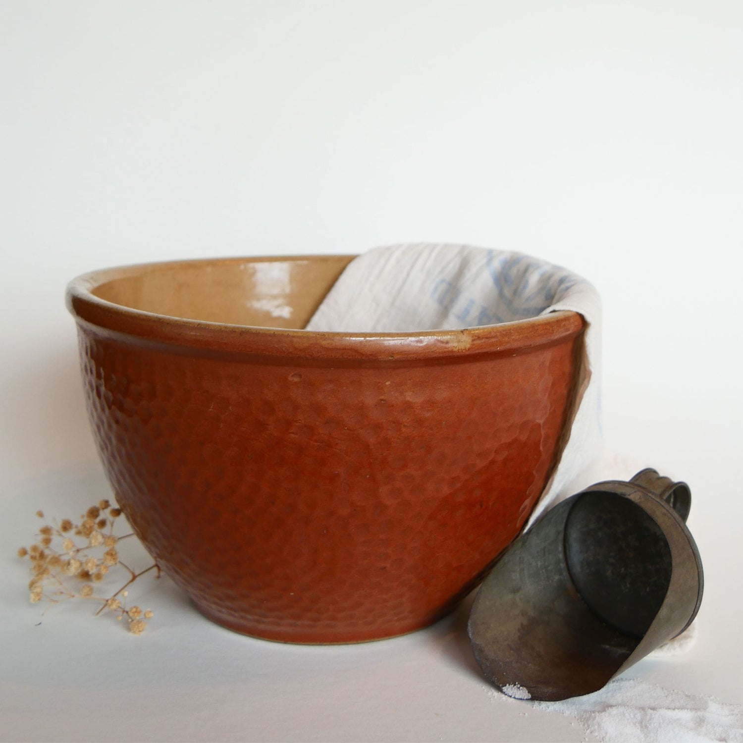 Klaham'rd Ovenware 1940's Watt Pottery Mixing Bowl Vintage Farmhouse Pottery Vintage Farmhouse Stoneware Vintage Primitive Pottery Vintage Farmhouse Bowls