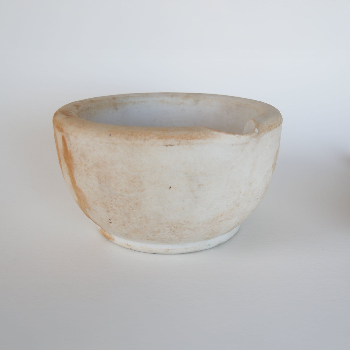 Large Antique T.P. Co. Apothecary Mortar and Pestle, Primitive Kitchen Decor, Antique Mortar and Pestle, Antique Stoneware Mortar and Pestle, Vintage Mortar and Pestle Vintage Kitchen DEcor