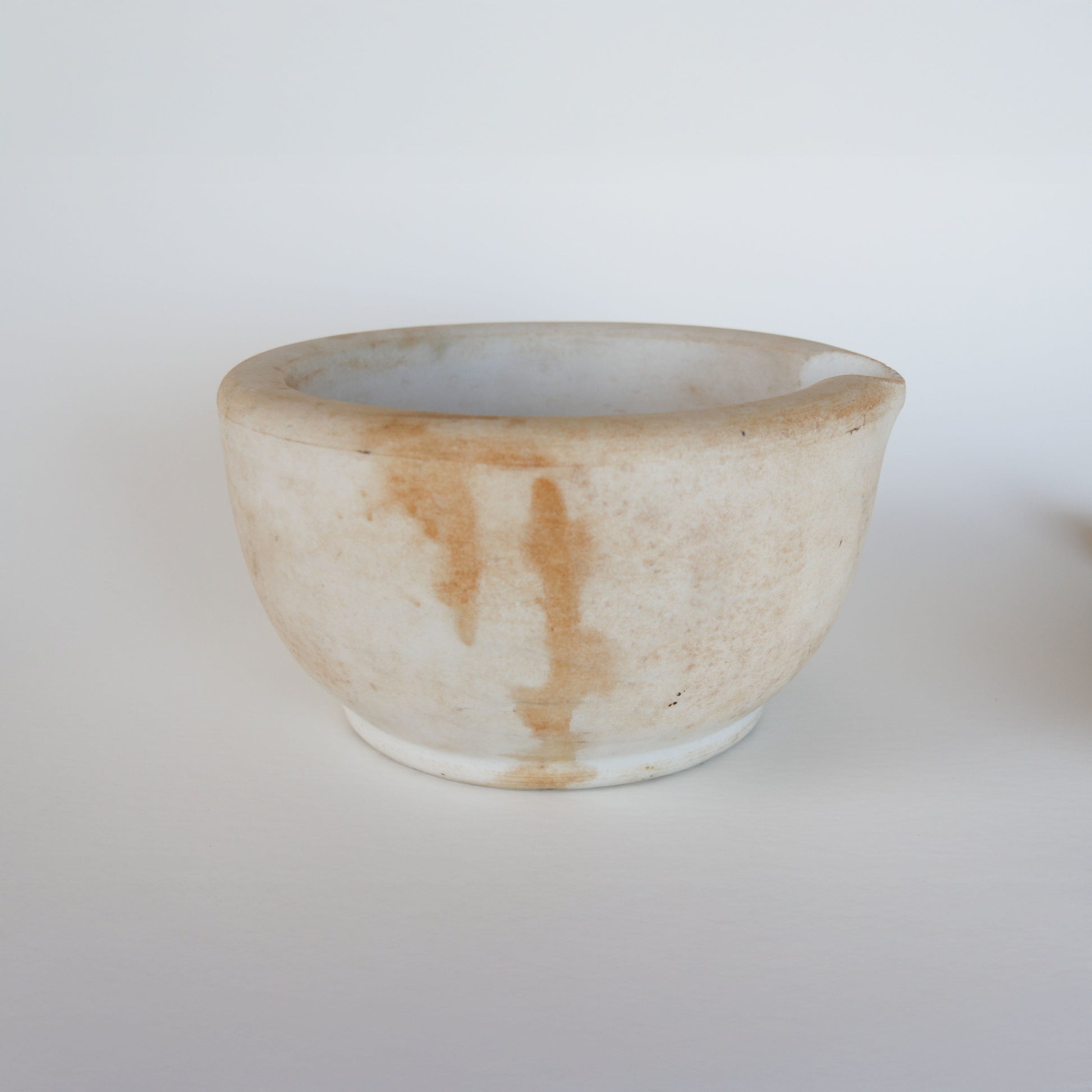 Large Antique T.P. Co. Apothecary Mortar and Pestle, Primitive Kitchen Decor, Antique Mortar and Pestle, Antique Stoneware Mortar and Pestle, Vintage Mortar and Pestle Vintage Kitchen DEcor