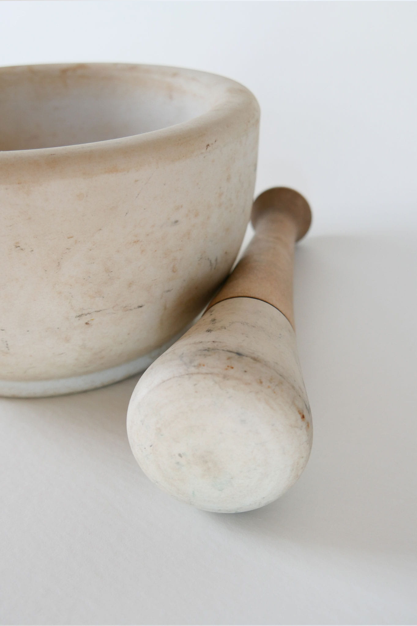 Large Antique T.P. Co. Apothecary Mortar and Pestle, Primitive Kitchen Decor, Antique Mortar and Pestle, Antique Stoneware Mortar and Pestle, Vintage Mortar and Pestle Vintage Kitchen DEcor