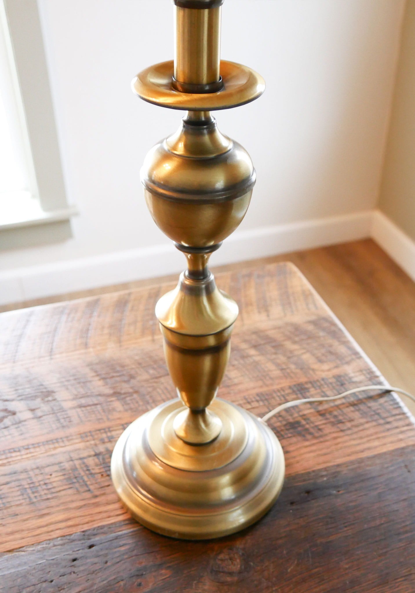 29in Vintage Brass Table Lamp, Vintage Brass Lamp, Vintage Lamp, Vintage Brass Decor, Vintage Home Decor