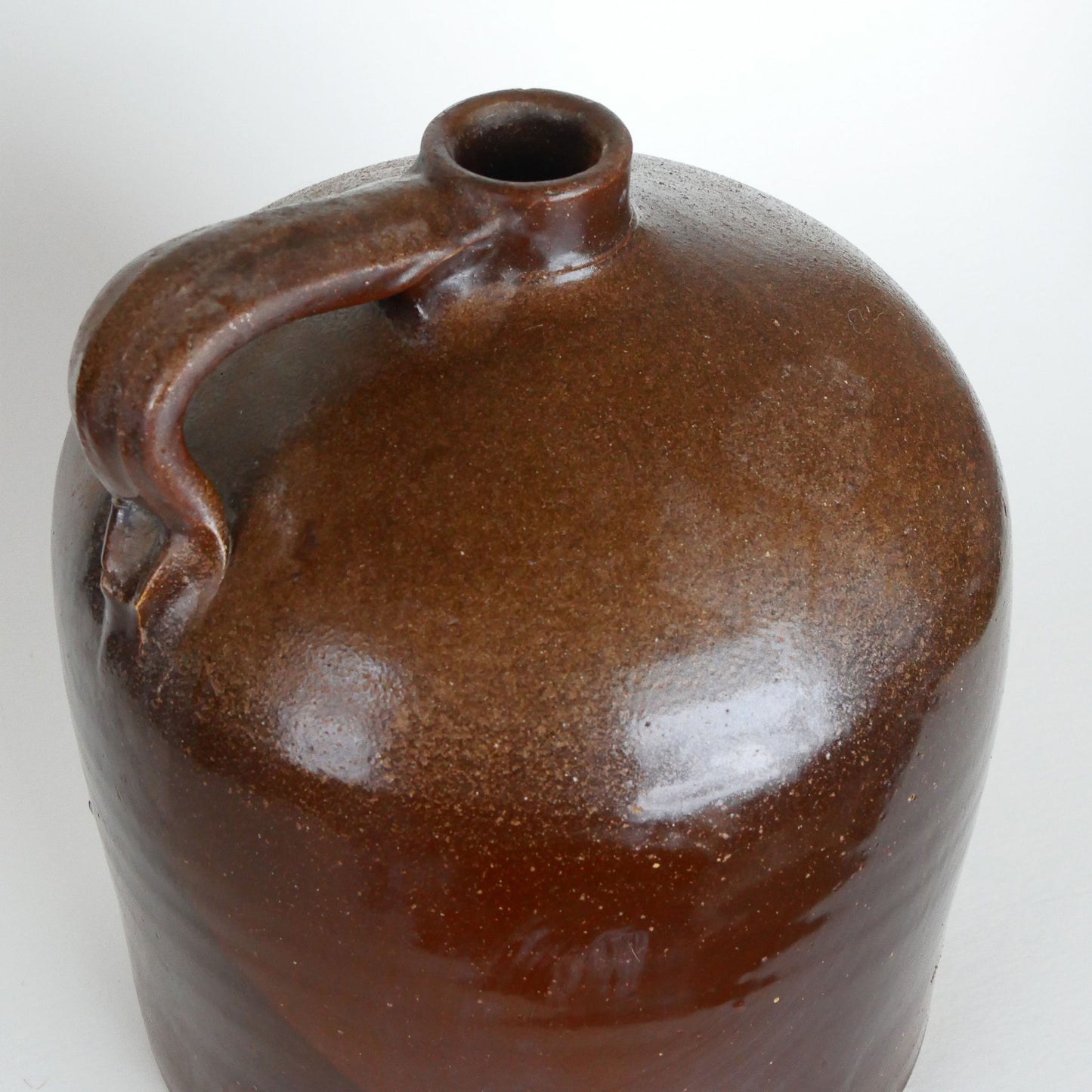 Vintage Brown Stoneware Jug, Vintage Salt Glazed Brown Crock, Vintage Stoneware Decor, Vintage Kitchen, Primitive Kitchen