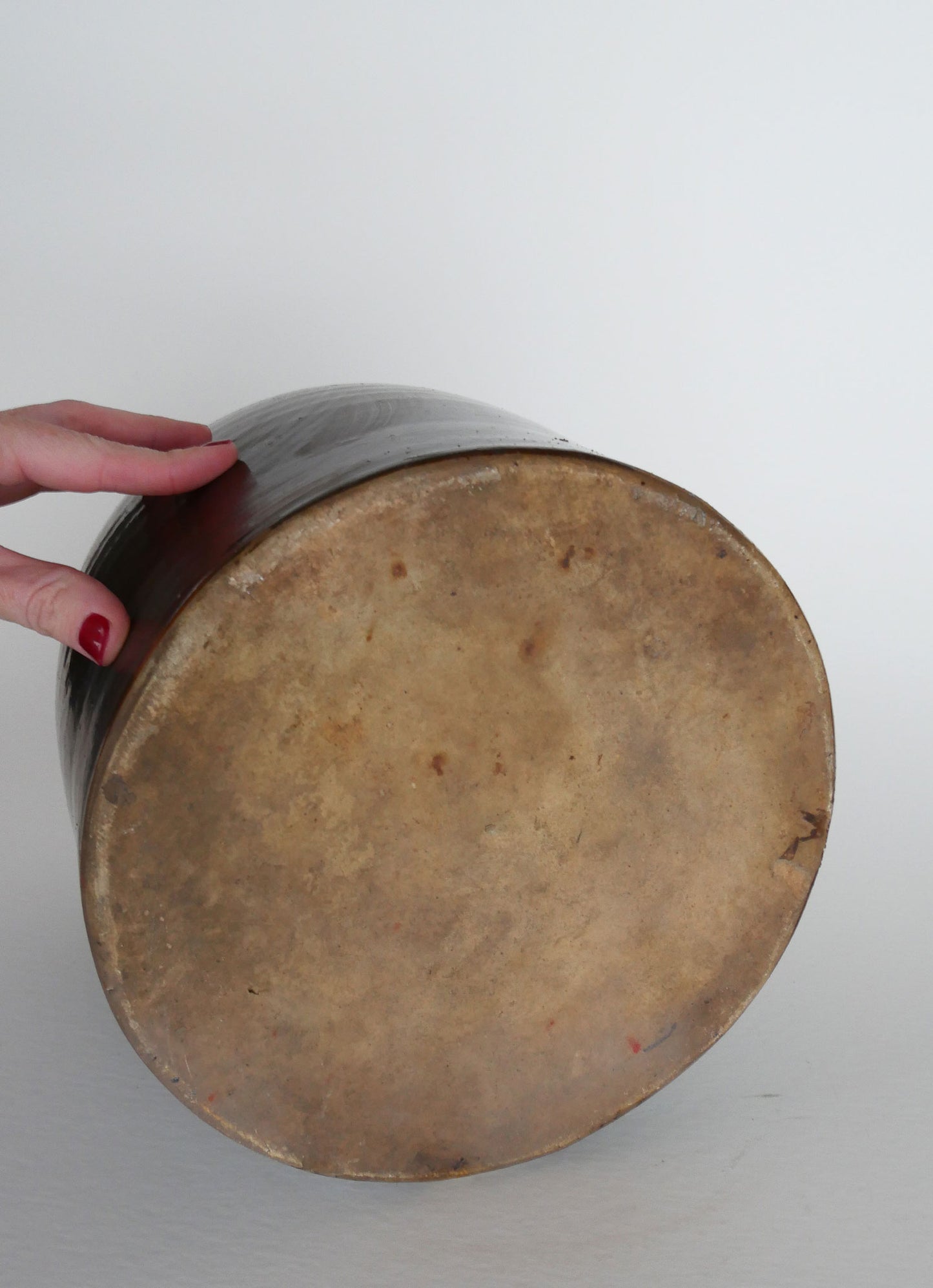 Vintage Brown Stoneware Jug, Vintage Salt Glazed Brown Crock, Vintage Stoneware Decor, Vintage Kitchen, Primitive Kitchen