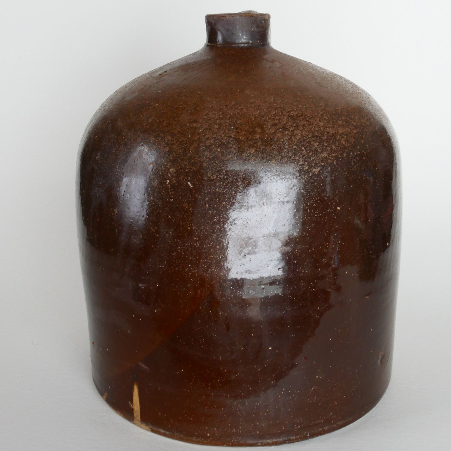 Vintage Brown Stoneware Jug, Vintage Salt Glazed Brown Crock, Vintage Stoneware Decor, Vintage Kitchen, Primitive Kitchen