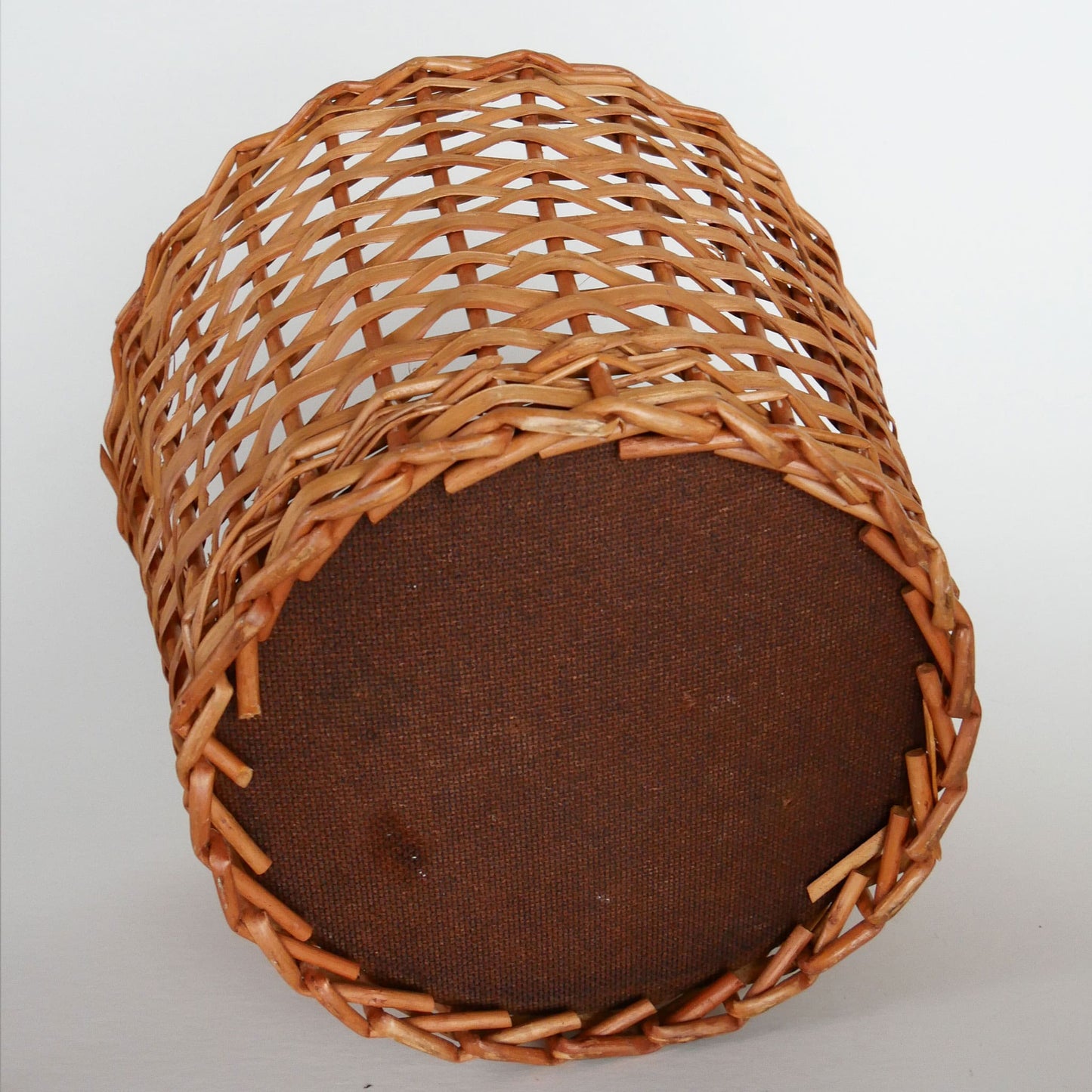 Vintage Wicker Plant Holder, Vintage Wicker Tree Stand, Vintage Wicker Basket, Basket Planter