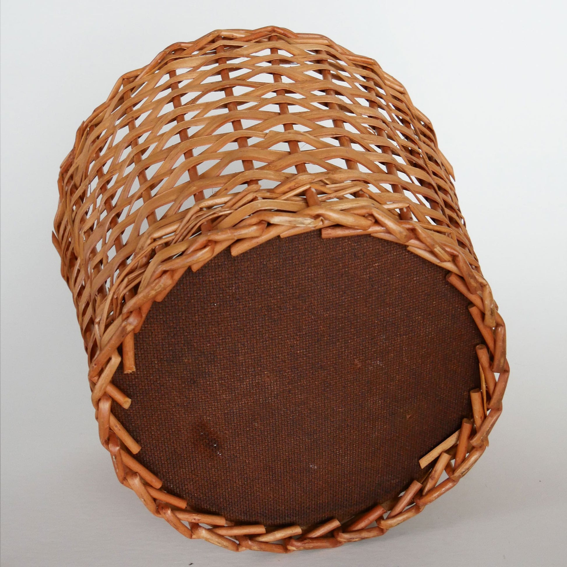 Vintage Wicker Plant Holder, Vintage Wicker Tree Stand, Vintage Wicker Basket, Basket Planter