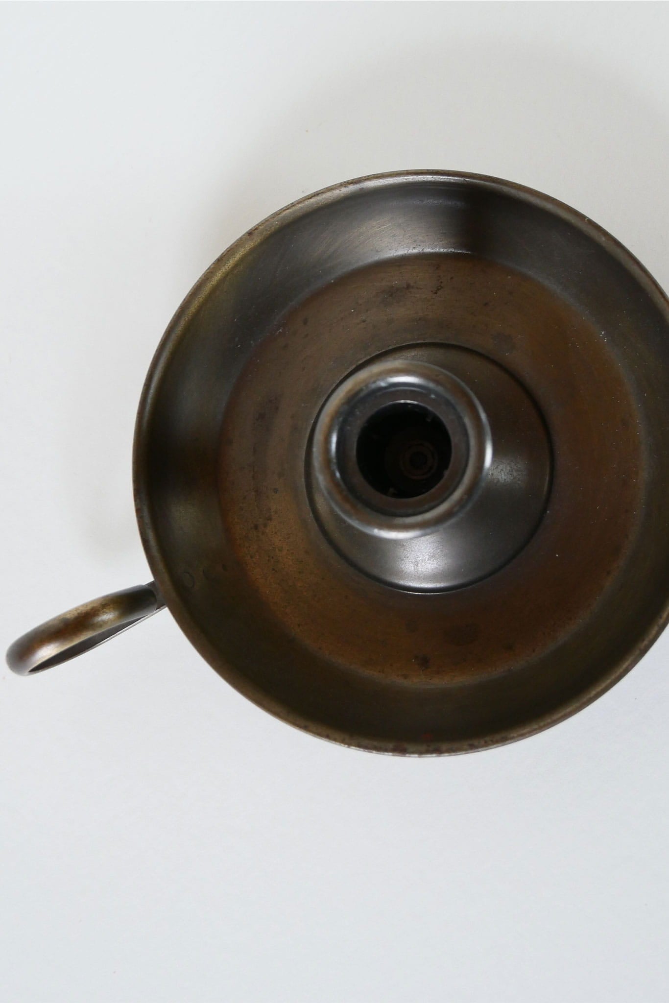 Dark Metal Chamber Candlestick Holder, Bronze Chamber Candlestick Holder, Vintage Chamber Candlestick Holder, Primitive Candlestick Holder, Vintage Home Decor