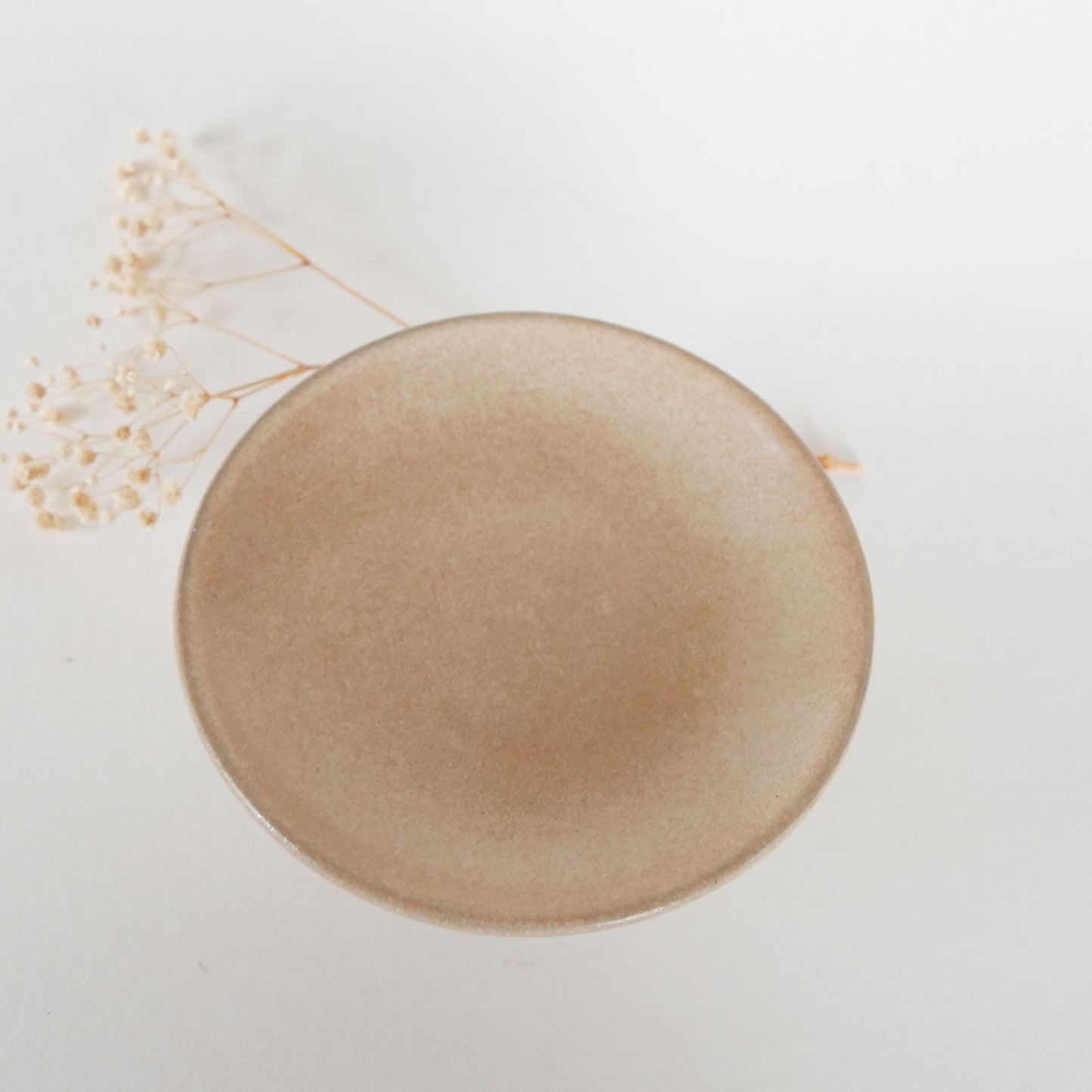 Mini Taupe Pottery Pedestal Stand, Mini Pottery Pedestal, Mini Tan Pottery Stand, Mini Cupcake Stand, Pottery Stand