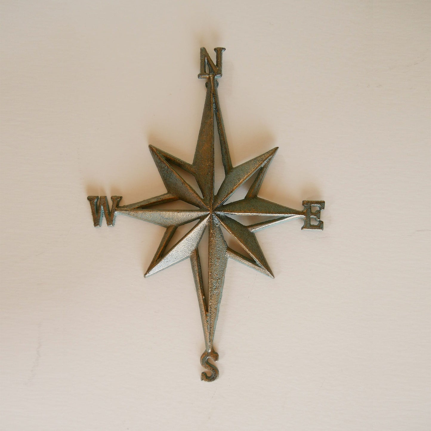 Nautical Star Compass Wall Decor, Nautical Compass Decor, Gold and Teal Compass Decor, Gold and Teal Nautical Compass Wall Decor, Nautical Wall Decor, Coastal Wall Decor