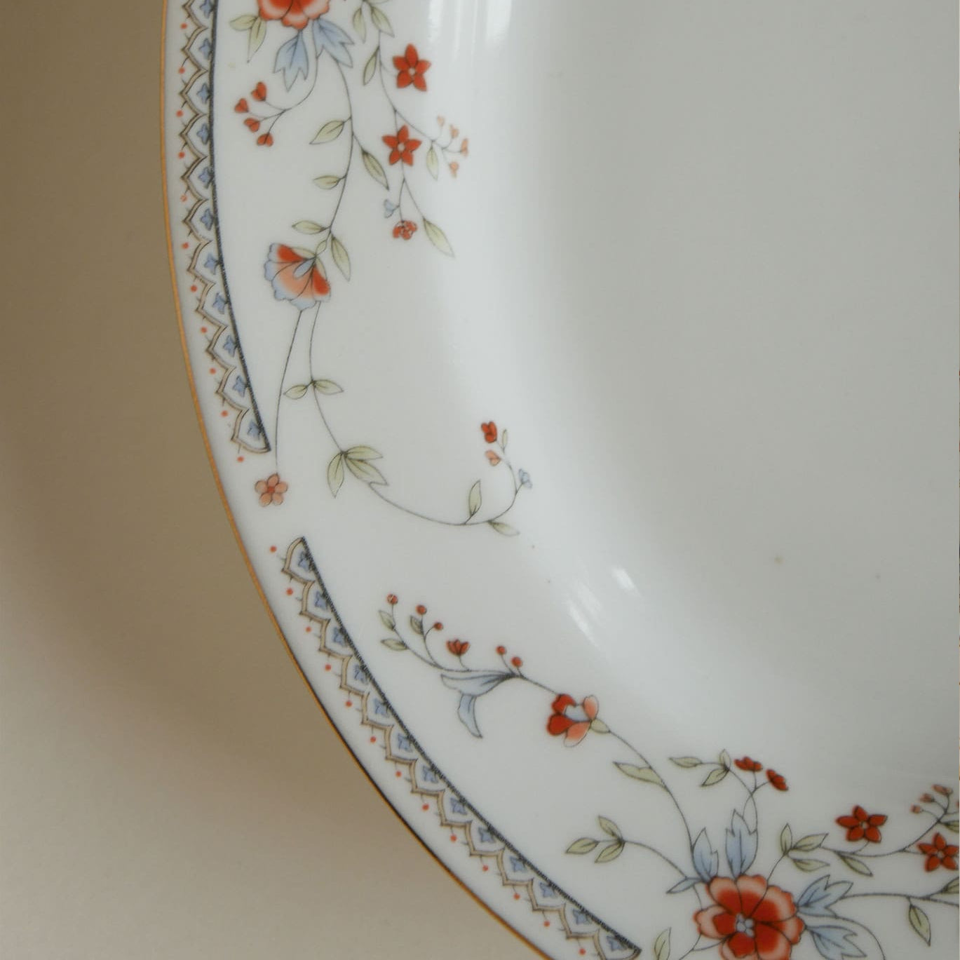Northridge Floral Pattern Serving Platter Vintage Floral Serving Platter Vintage Farmhouse DEcor