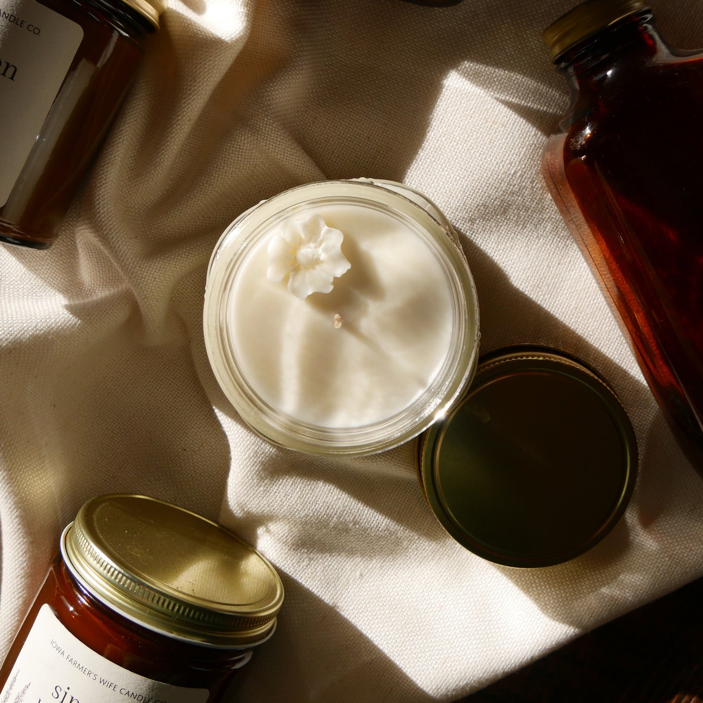 Eucalyptus & Spearmint Candle, Mason Jar
