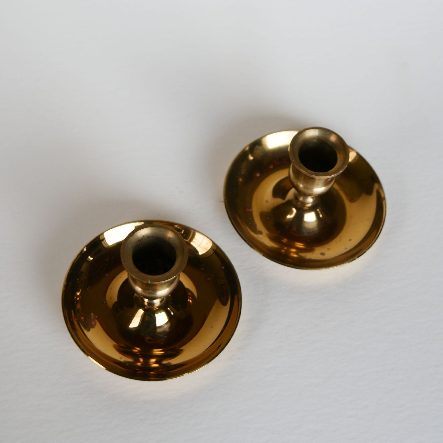 Pair of Brass Candlestick Holders, Brass Candlesticks, Brass Candleholders, Vintage Brass Decor, Vintage Brass, Vintage Home Decor