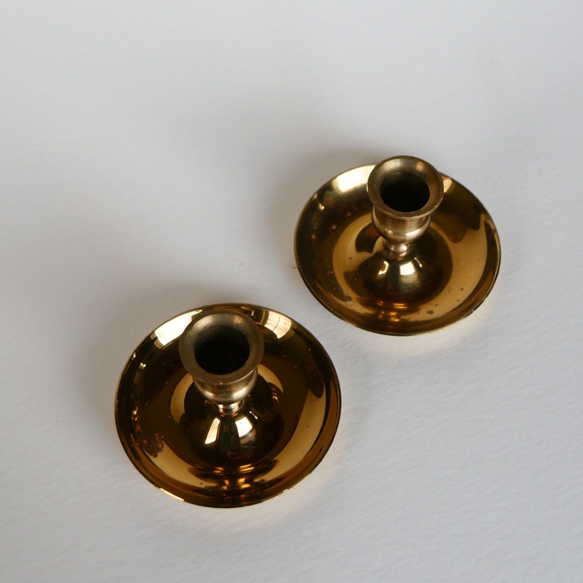 Pair of Brass Candlestick Holders, Brass Candlesticks, Brass Candleholders, Vintage Brass Decor, Vintage Brass, Vintage Home Decor