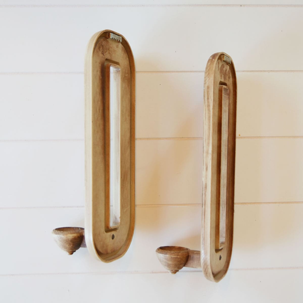 Pair of Vintage Homco Faux Wicker Sconces