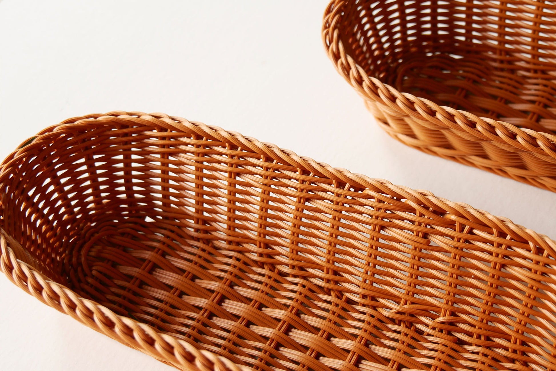 Pair Rattan Wicker Oval Baskets Wall Decor, Vintage Basket Wall, Vintage Basket Gallery Wall, Vintage Oval Rattan Baskets, Vintage Rattan Basket Wall, Vintage Basket Decor, Vintage Home Decor