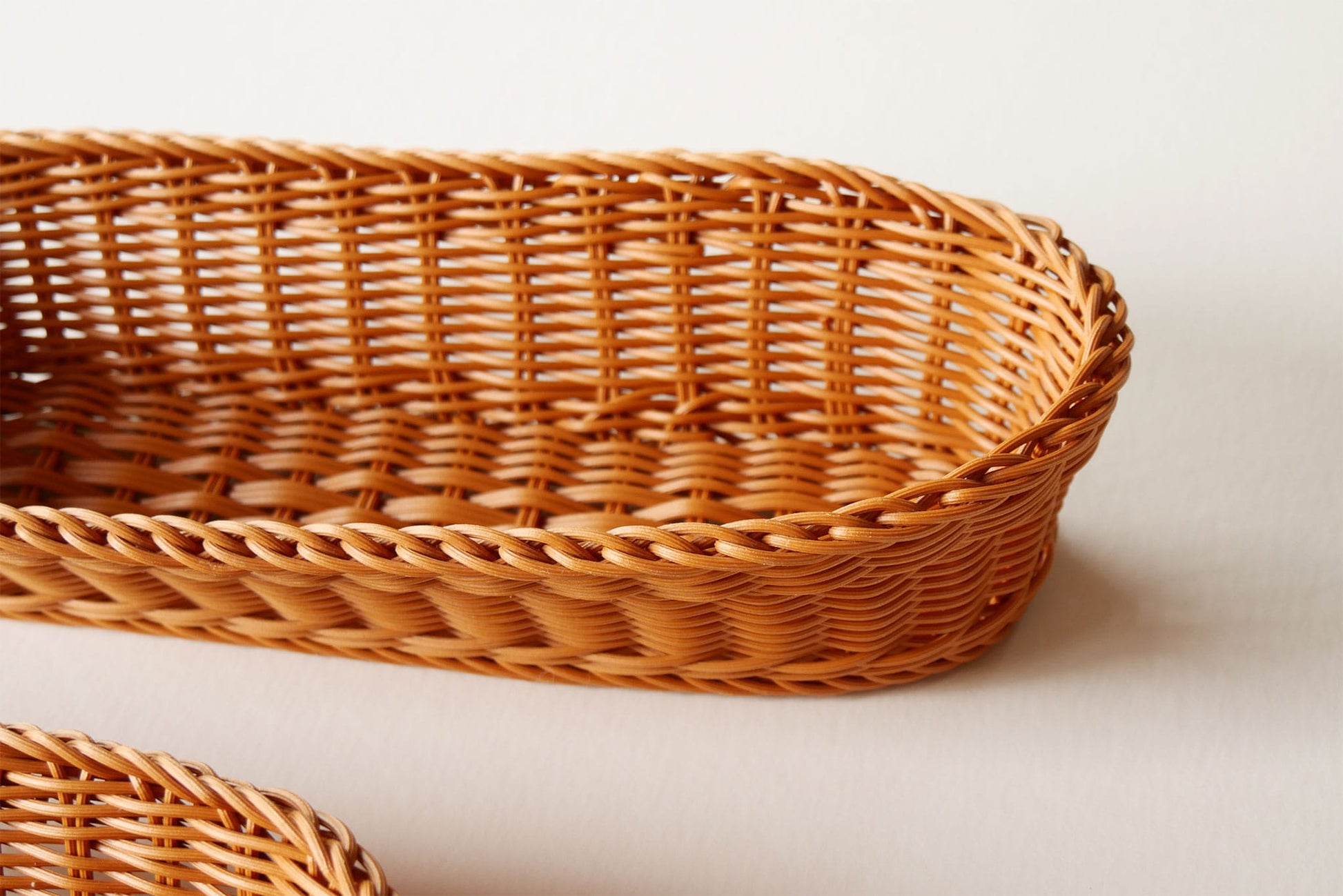 Pair Rattan Wicker Oval Baskets Wall Decor, Vintage Basket Wall, Vintage Basket Gallery Wall, Vintage Oval Rattan Baskets, Vintage Rattan Basket Wall, Vintage Basket Decor, Vintage Home Decor