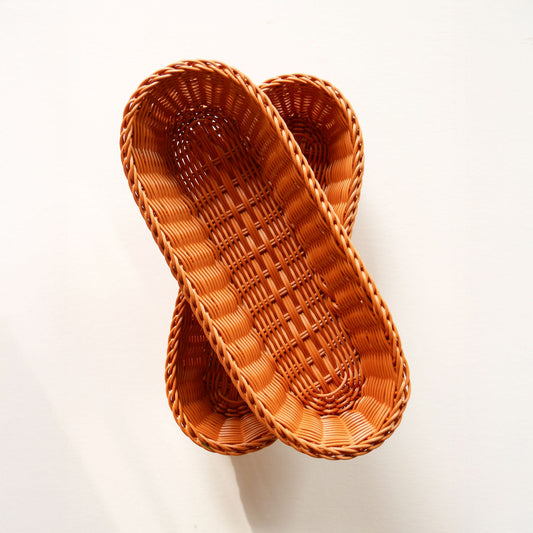 Pair Rattan Wicker Oval Baskets Wall Decor, Vintage Basket Wall, Vintage Basket Gallery Wall, Vintage Oval Rattan Baskets, Vintage Rattan Basket Wall, Vintage Basket Decor, Vintage Home Decor