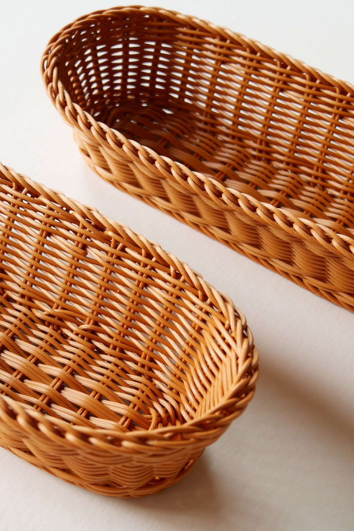 Pair Rattan Wicker Oval Baskets Wall Decor, Vintage Basket Wall, Vintage Basket Gallery Wall, Vintage Oval Rattan Baskets, Vintage Rattan Basket Wall, Vintage Basket Decor, Vintage Home Decor