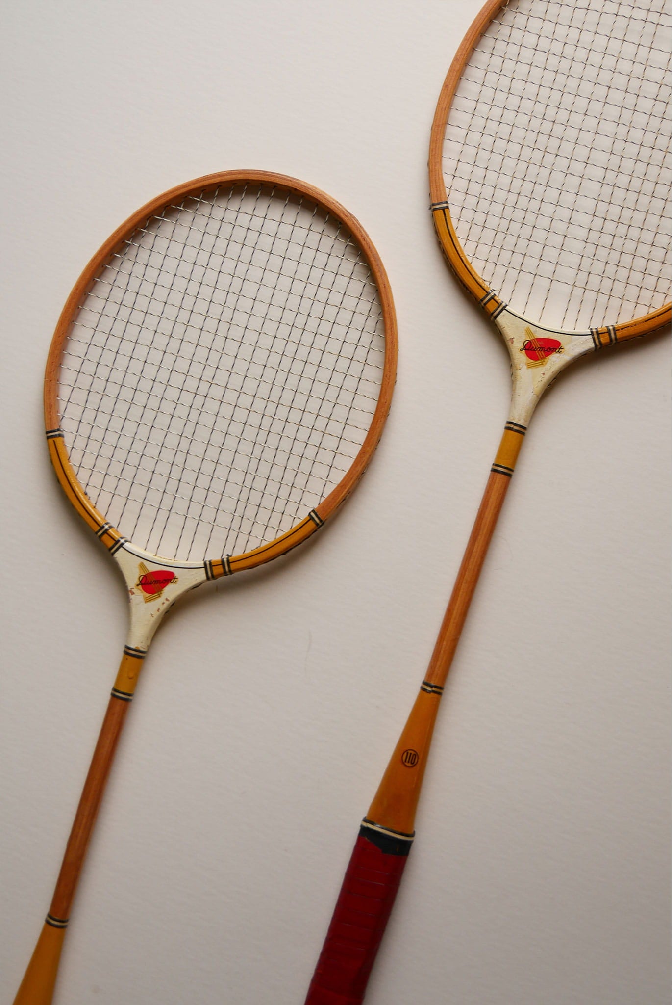 Pair of Vintage Wooden Badminton Rackets, Vintage Rackets, Vintage Wall Decor, Vintage Game Room Decor, Vintage Game Room Wall Decor, Vintage Tennis Rackets