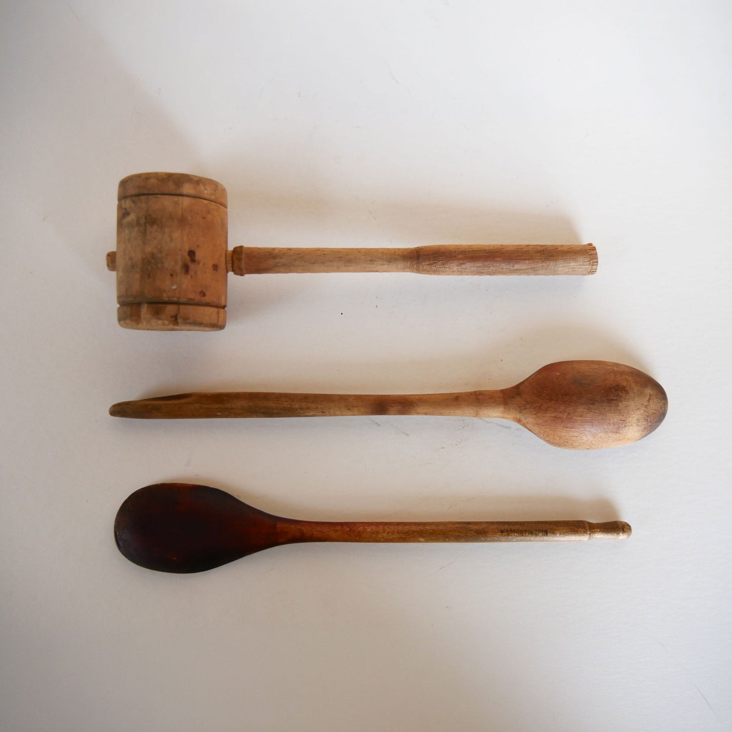 Primitive Wood Utensil Set, Primtivei Kitchen Utensils, Primitive Kitchen DEcor, Vintage Wood Utensils, Vintage Kitchen DEcor, Vintage Farmhouse Kitchen DEcor, Vintage Primitive Kitchen Spoons, Primitive Spoons