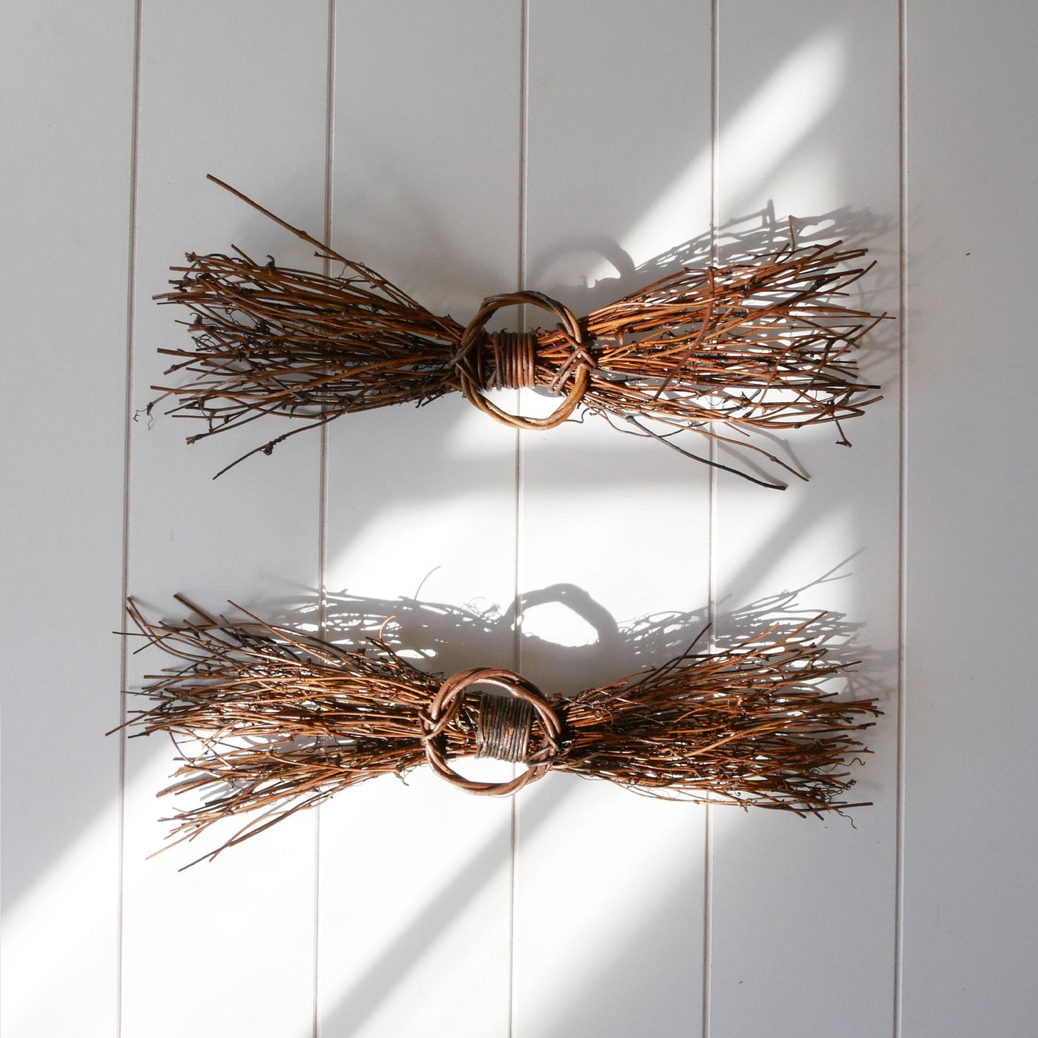 Primitive-Style Stick Bundle Wall Decor, Primitive Wall Decor, Vintage Stick Bundle, Vintage Primitive Wall Decor, Vintage Nature Decor, Nature Wall Decor, Primitive Stick Bundle