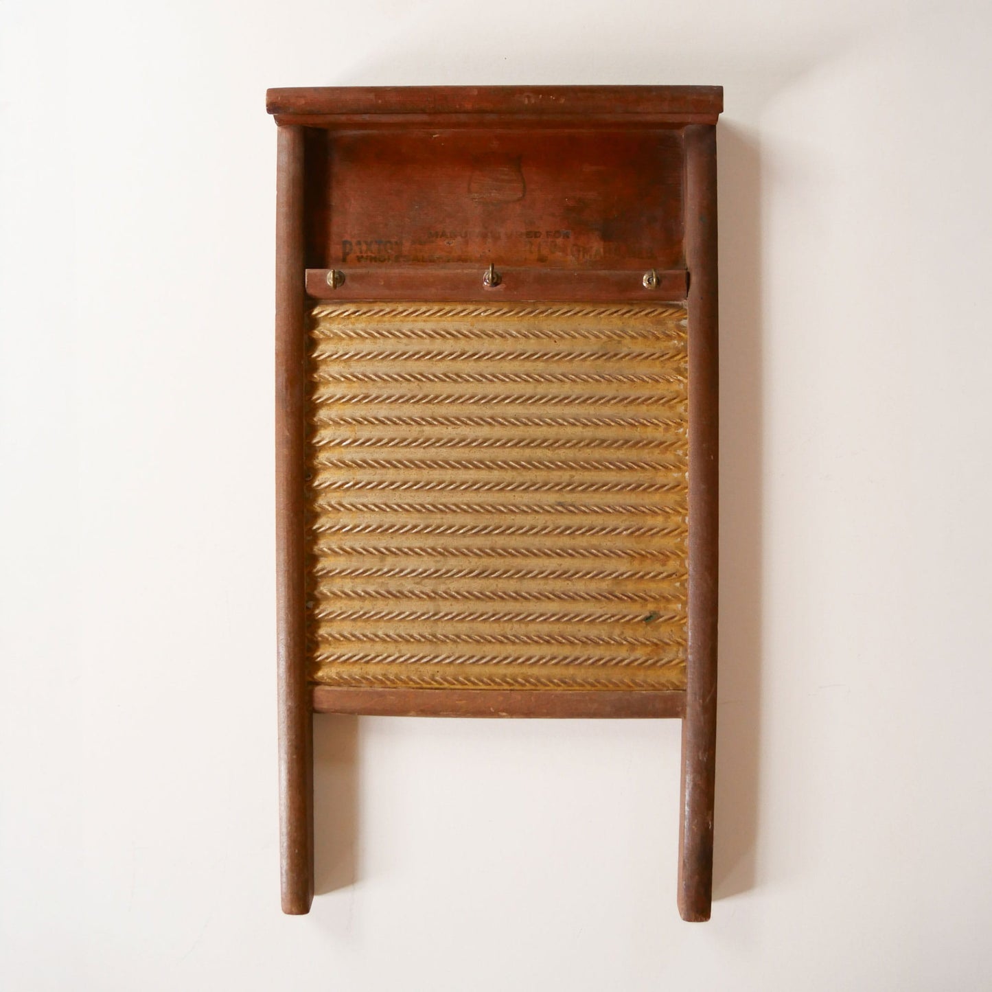 Primitive Washboard with Hooks, Primitive Wooden Washboard, Vintage Washboard, Vintage Kitchen Washboard, Vintage Primitive Kitchen Wall Decor, Primitive Wall Decor, Vintage Washboard, Primitive Farmhosue Washboard