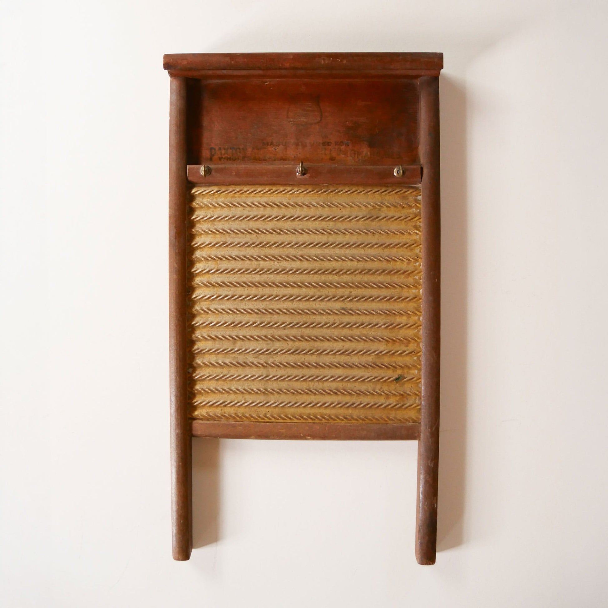 Primitive Washboard with Hooks, Primitive Wooden Washboard, Vintage Washboard, Vintage Kitchen Washboard, Vintage Primitive Kitchen Wall Decor, Primitive Wall Decor, Vintage Washboard, Primitive Farmhosue Washboard