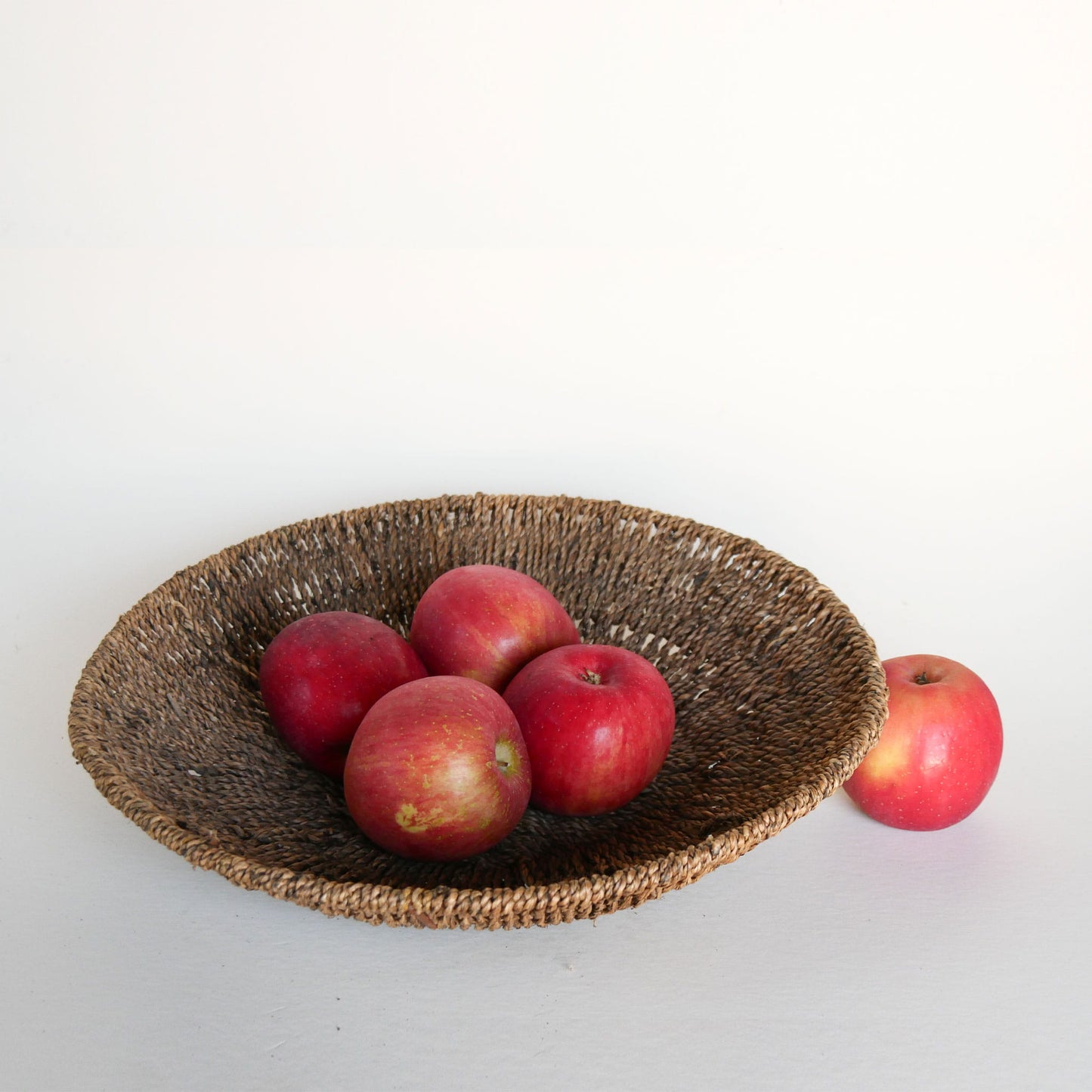 VIntage Seagrass Wicker Bowl, Vintage Basket Bowl, Vintage Basket Wall, Vintage Fruit Basket, Vintage Seagrass Basket, Vintage Coastal Basket, Vintage Farmhouse Basket