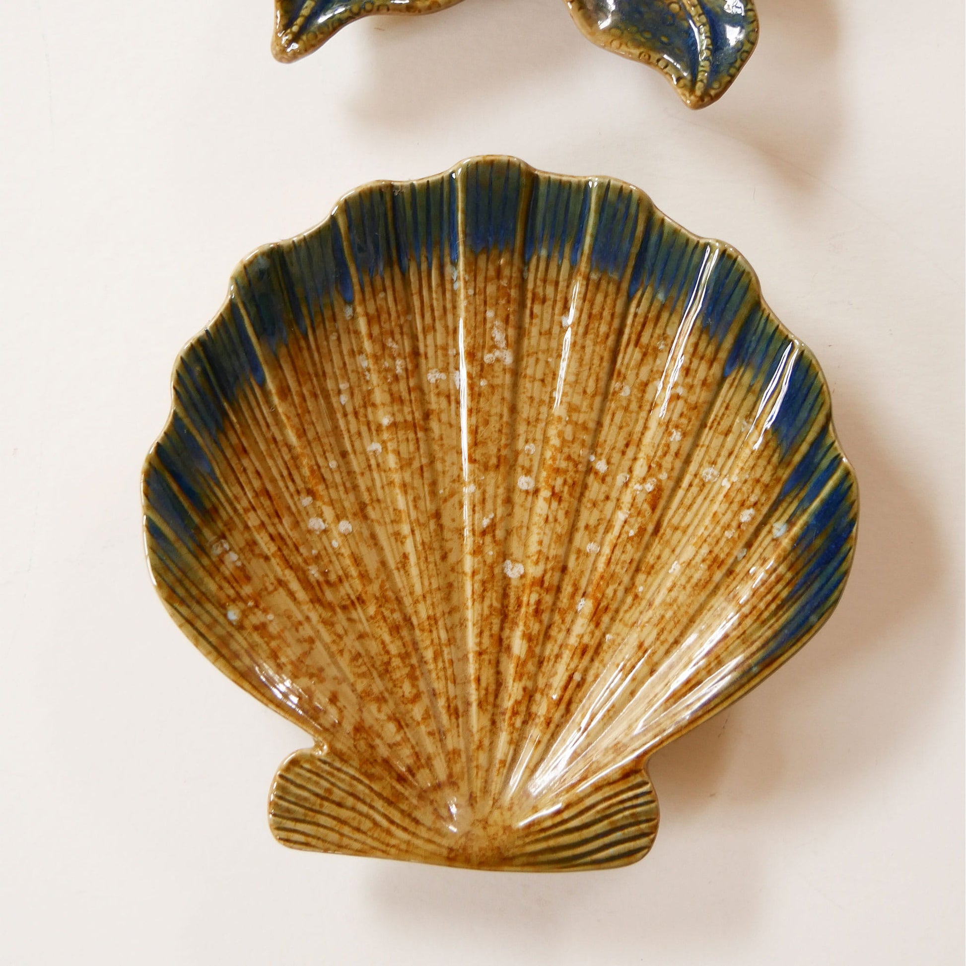 Set of 3 Vintage Coastal Ceramic Wall Plaques – Fish, Starfish & Seashell, Earthy Nautical Decor, Earthy Coastal Decor, Vintage Ceramic Fish Decor, Vintage Fish Plate, Vintage Fish and Shell Plates, Vintage Coastal Plate Wall, Vintage Nautical Plate Wall