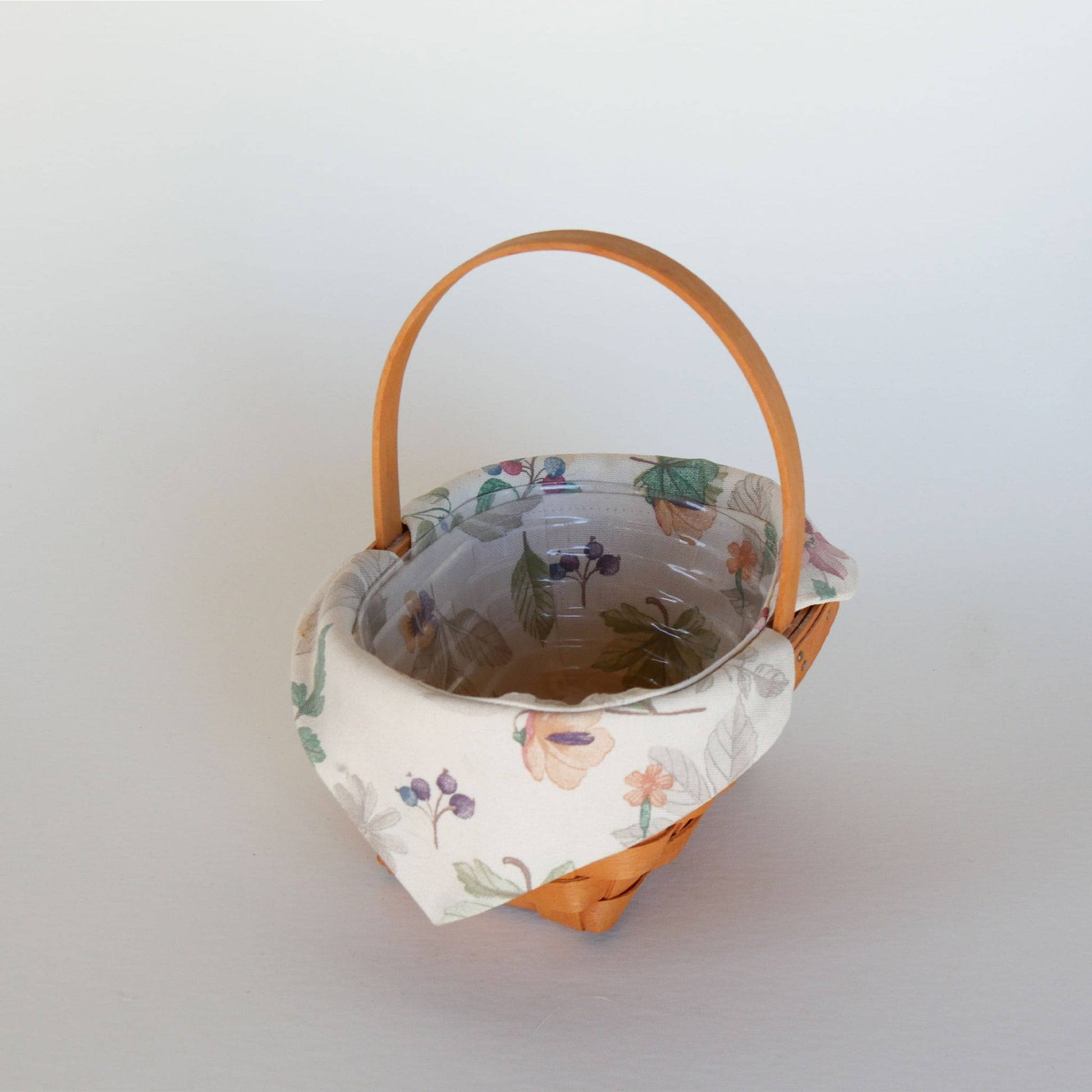 Longaberger "Horizon of Hope" Basket, Vintage Longaberger Small Picnic Basket, Vintage Wicker Easter Basket, Vintage Longaberger, Vintage Handle Basket, Vintage Wicker Decor