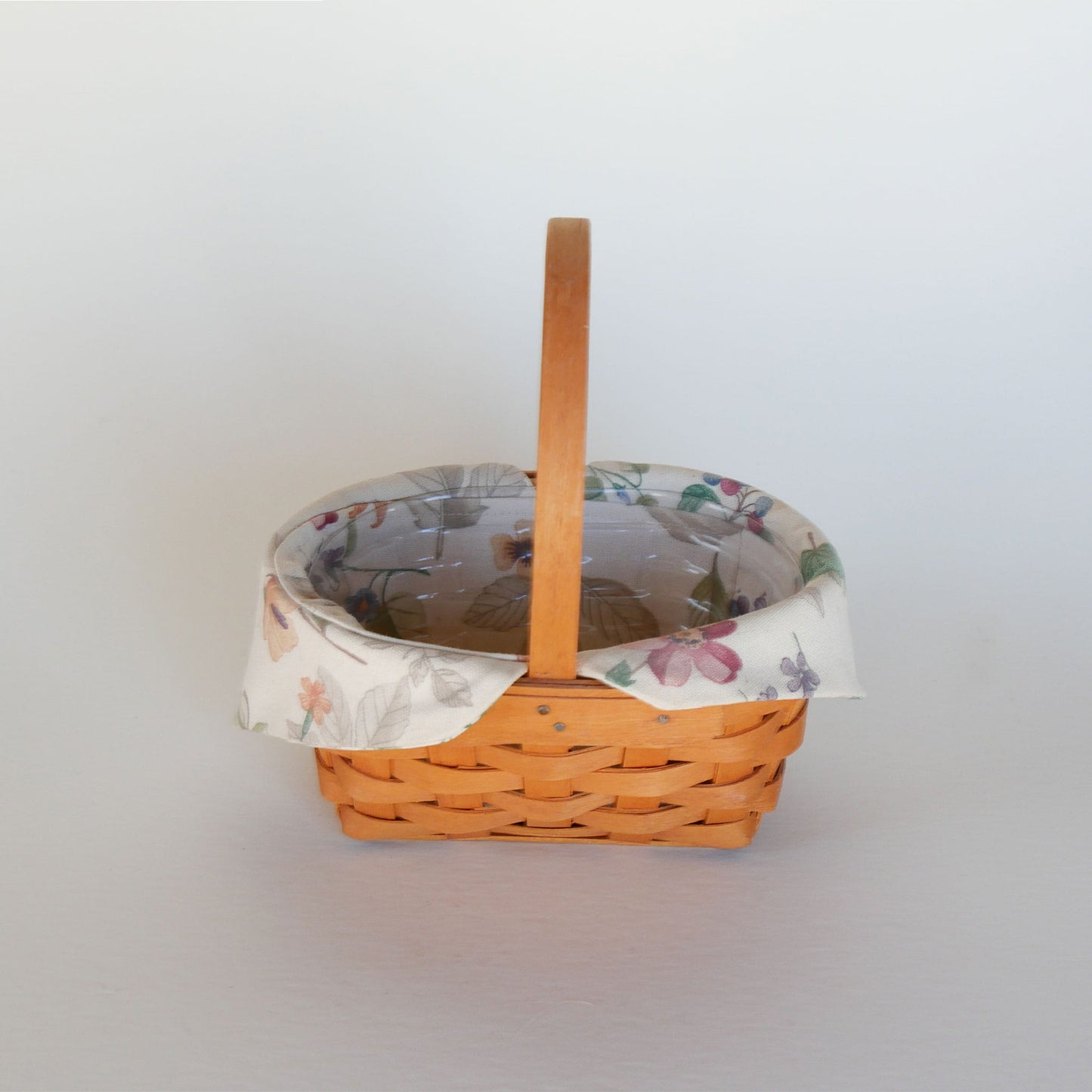 Longaberger "Horizon of Hope" Basket, Vintage Longaberger Small Picnic Basket, Vintage Wicker Easter Basket, Vintage Longaberger, Vintage Handle Basket, Vintage Wicker Decor