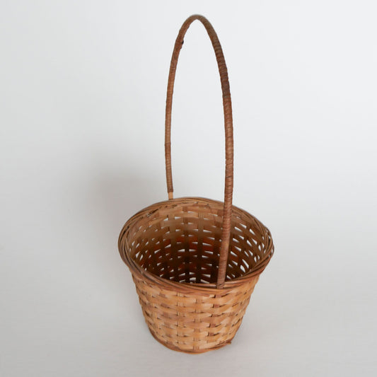 Small Vintage Wicker Basket, Hanging Wicker Basket, Basket Decor, Vintage Home Decor, Vintage Cottagecore Baskets