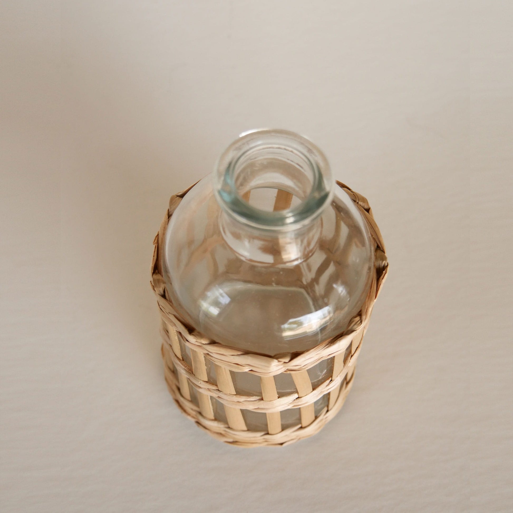 Wicker Wrapped Glass Jar, Seagrass Wrapped Jar, Decorative Wicekr Jar, VIntage Decorative Seagrass Jar, Demijohn Glass, Wicker Jar, Vintage Wicker Jar, VIntage Nautical Jar, VIntage Coastal Vase