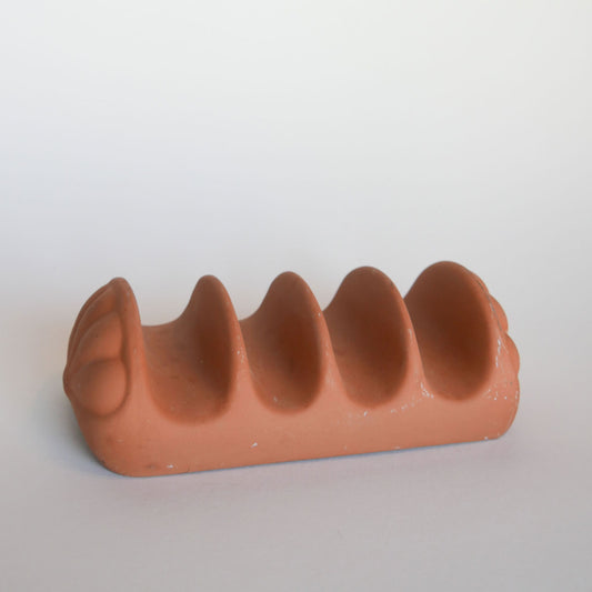 10in Terracotta Taco Holder, Vintage Southwestern Dining Decor Southwestern Serveware Mexican Dining Decor