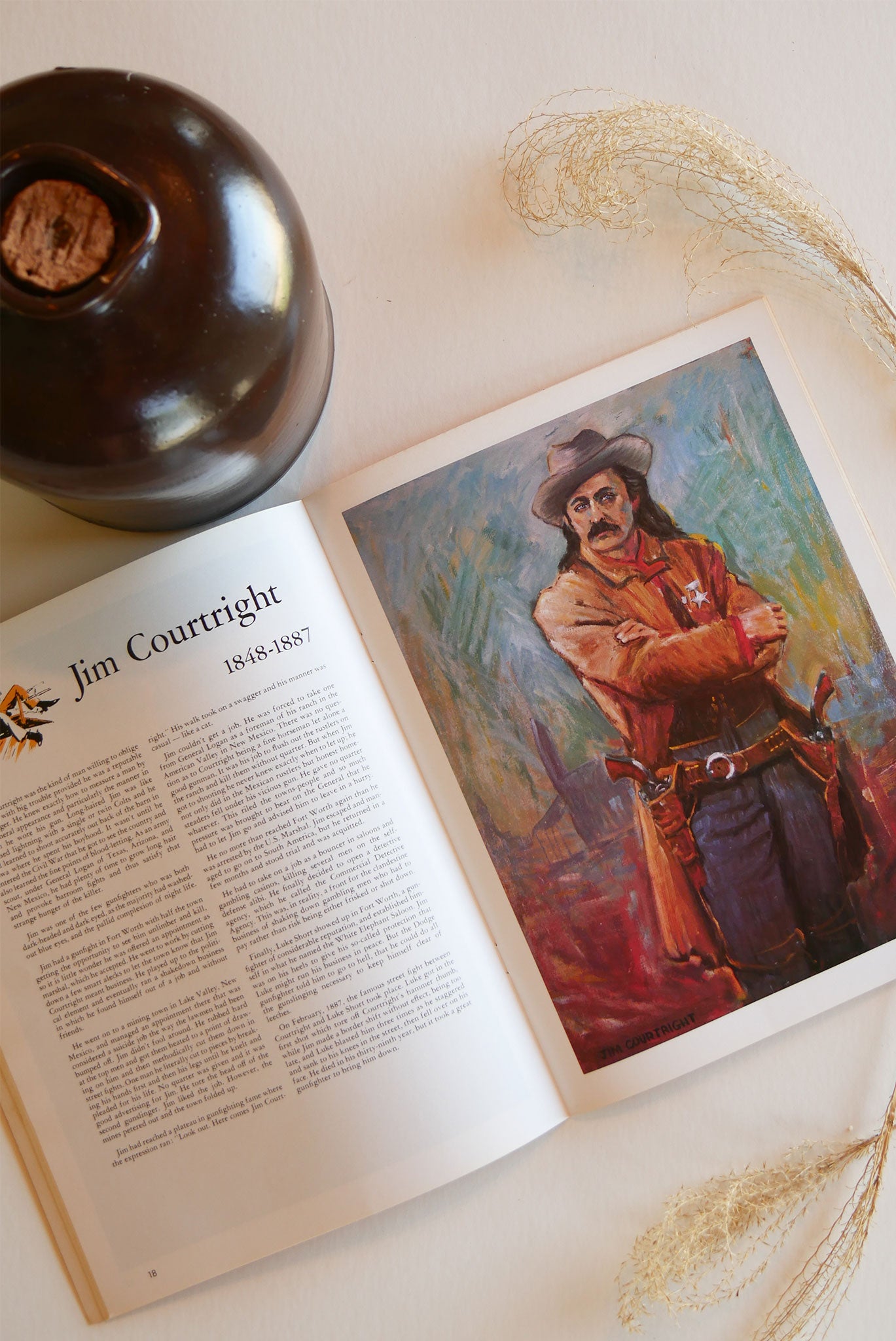 The Gunfighters Book by Lea Franklin McCarty, Vintage Western Decor, Vintage Farmhouse Decor, Vintage Western Books