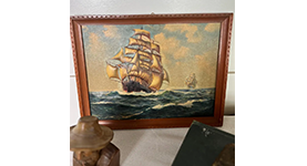 Thrifted Wicker Basket Vintage Home Decor Customer Review 5 Stars from Pam