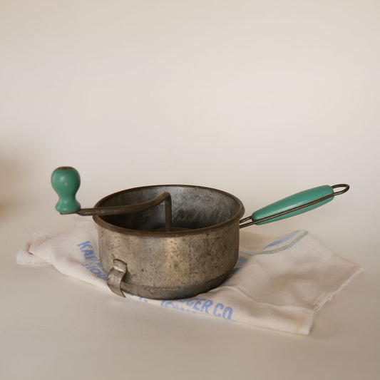 Vintage Foley Food Mill, Vintage Kitchen Grinder, Vintage Kitchen Utensils, Retro Kitchen Tools, Vintage Kitchen Tools, Retro Green VIntage Kitchen Decor, Vintage Metal Grinder, Vintage kithen