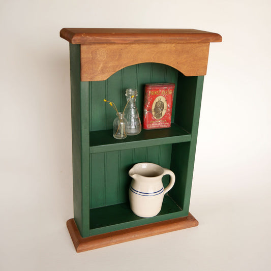 Vintage Green Wall Cabinet Spice Rack, Farmhouse Cabinet, Green Wall Mounted Spice Rack, Vintage Green Spice Cabinet, Vintage Spice Cabinet, Vintage Kitchen Spice Cabinet, Vintage Kitchen Decor, Vintage Kitchen Decor