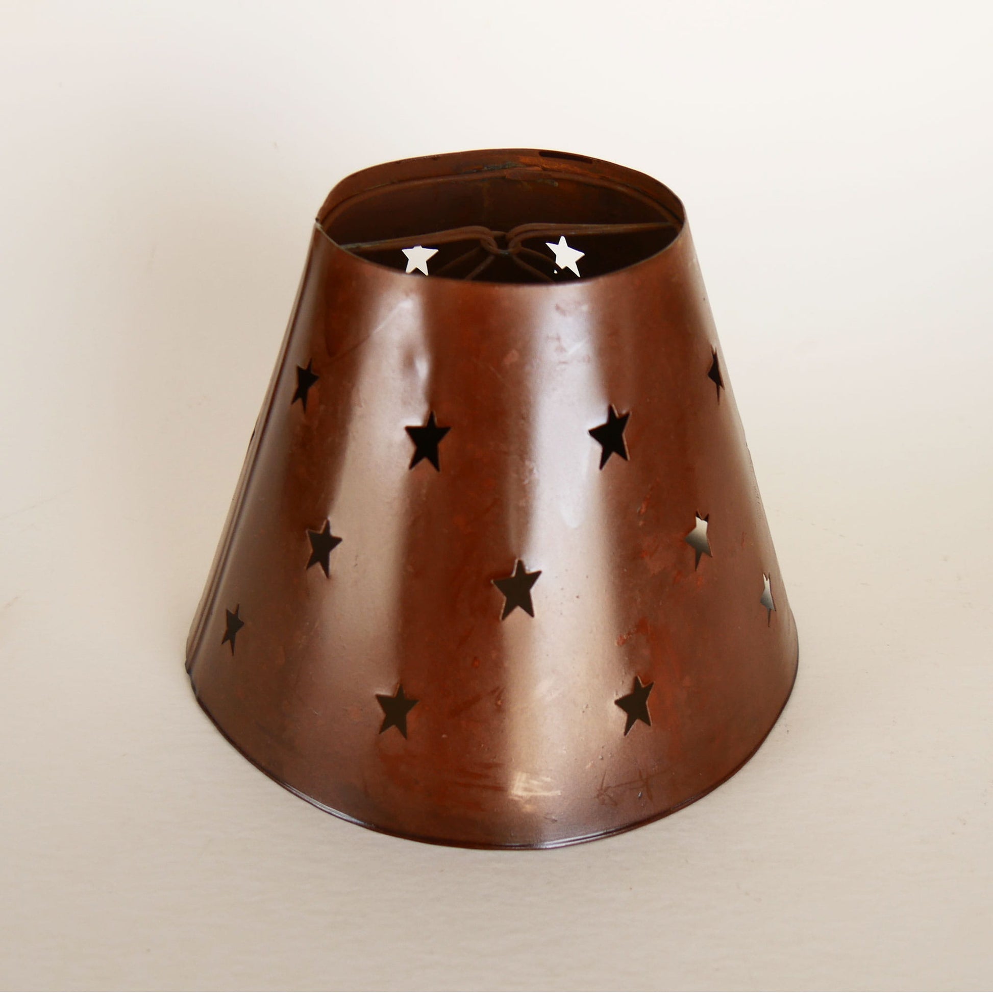 Vintage Metal Stars Lamp Shade, Vintage Stars Lamp Shade, Vintage metal Table Lamp Shade, Vintage Metal Table Shade with Stars