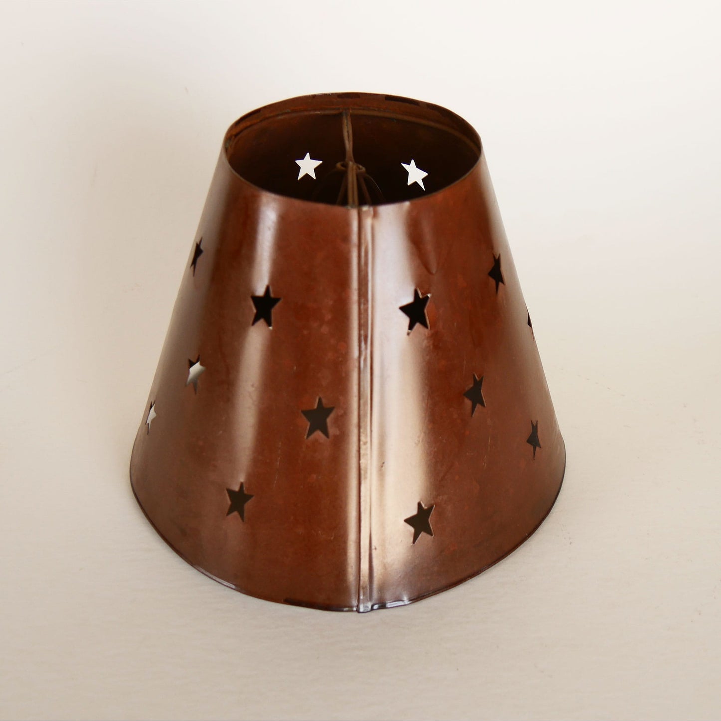 Vintage Metal Stars Lamp Shade, Vintage Stars Lamp Shade, Vintage metal Table Lamp Shade, Vintage Metal Table Shade with Stars
