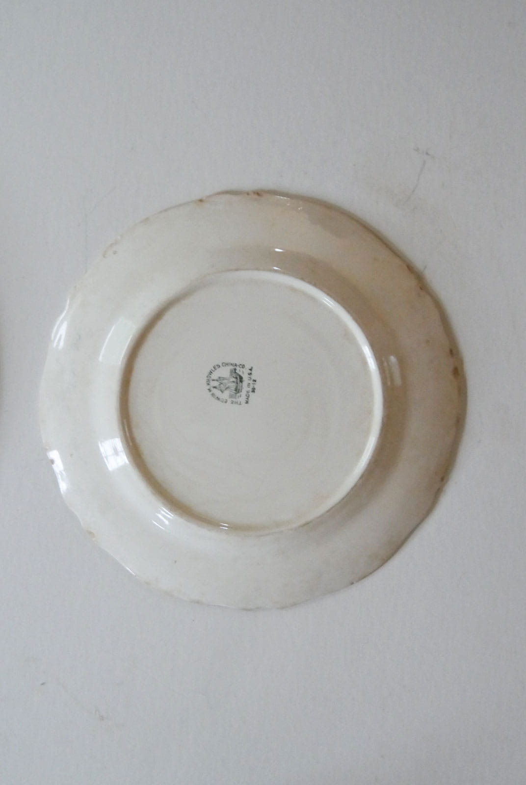 1938 Edwin Knowles Blossom Time Plate Collection, Vintage Plates, Vintage Plate Collection, Vintage Floral Scalloped Plates, Cottagecore Plate Wall, Cottage Plate Wall Collection