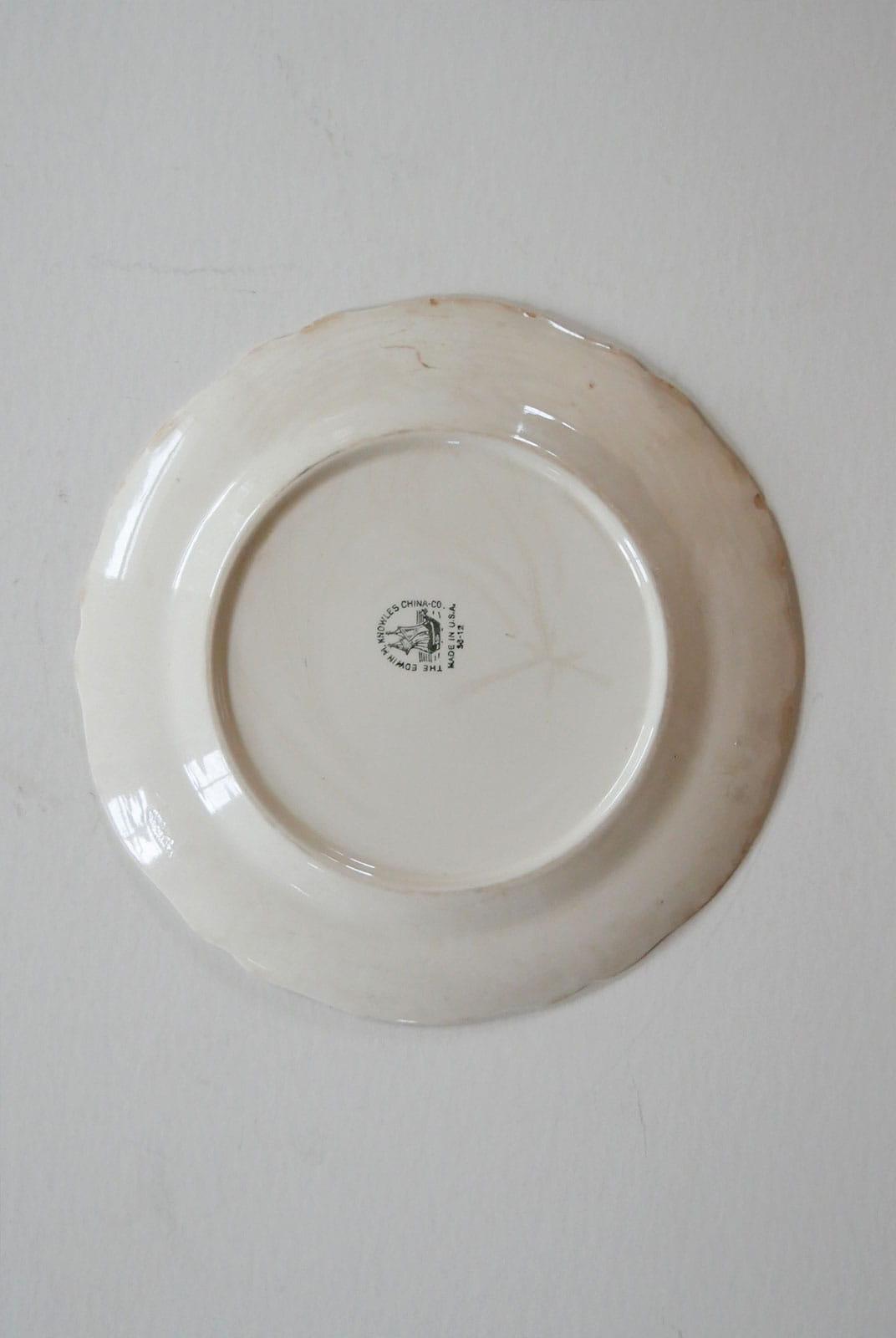 1938 Edwin Knowles Blossom Time Plate Collection, Vintage Plates, Vintage Plate Collection, Vintage Floral Scalloped Plates, Cottagecore Plate Wall, Cottage Plate Wall Collection